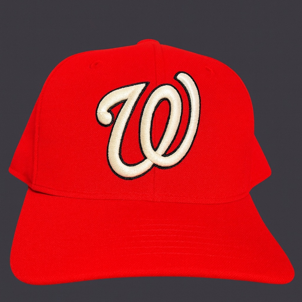 Washington Nationals Red Baseball Cap with White Logo